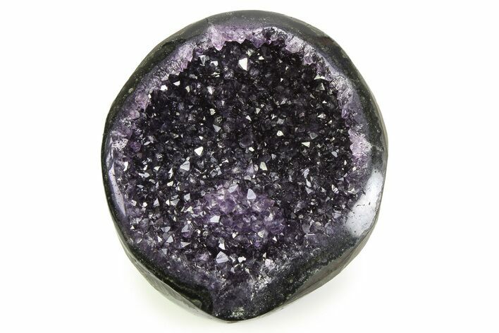 Sparkly Deep-Purple Amethyst Geode - Uruguay #342477